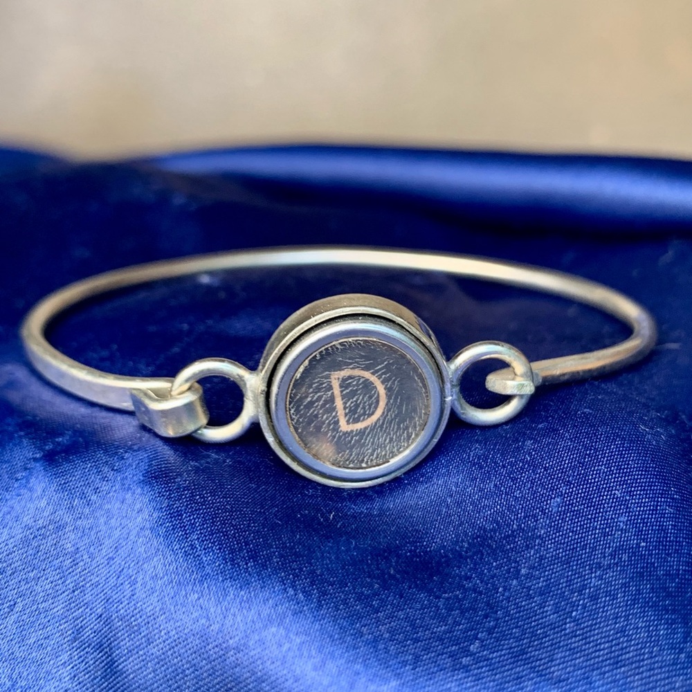 D typewriter key bracelet